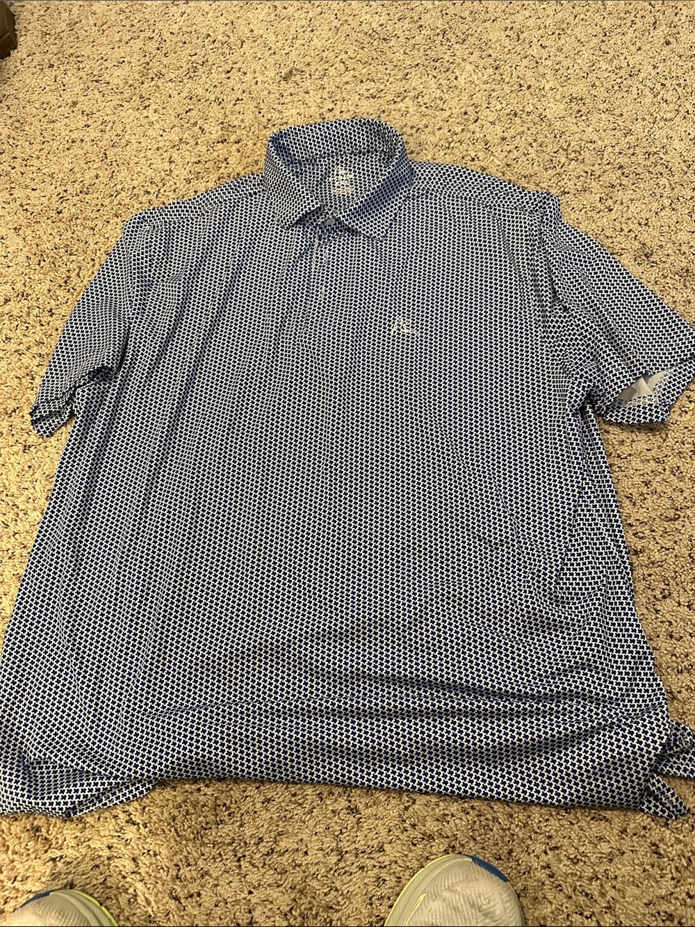 Rhoback men’s XXL golf shirt Texas art 😎